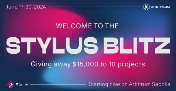 Welcome to the Stylus Blitz Hackathon